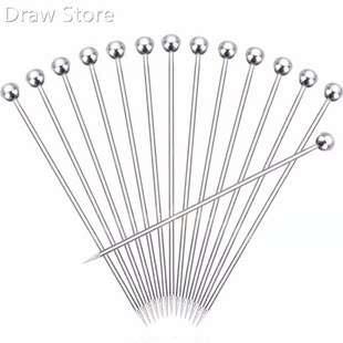 Goldbaking 20 Pieces Stainless Steel Cocktail Picks Fruit T