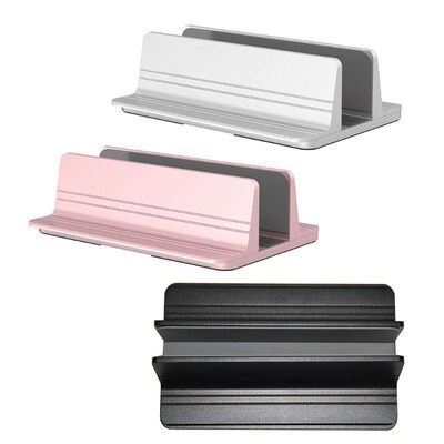 Aluminum Alloy Vertical Laptop Stand Double Desktop Stand Ho