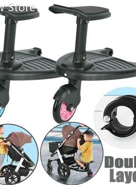 Kids Buggy Wheel Board Stroller Step Stand Ride On Boards Pl