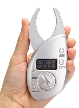 2019 New 1pc Digital Skinfold Measuring Tester Body Fat Moni