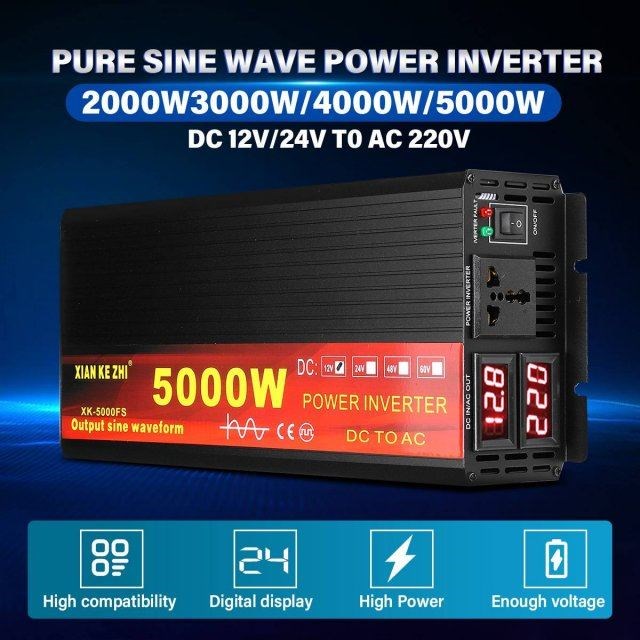 BIG SALE Pure Sine Wave Inverter 3000w 4000w 5000W Voltage t