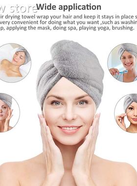 Microfibr Wispe Dry Head Hmar Towel for Woen Adult Biath1roo
