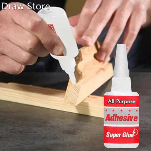 50ml All Purpose Adhesive Super Glue Plastic Wood Metal Rubb