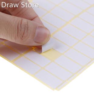 1680pcs A Lot 10*20mm Blank White Sticker Labels Small Paper