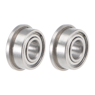 F684ZZ Flange Ball Bearing 4x9x4mm Shielded Chrome Bearings