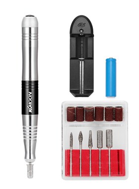 KKmoon Portable Manicures Rechargeable Electric Drill Grinde