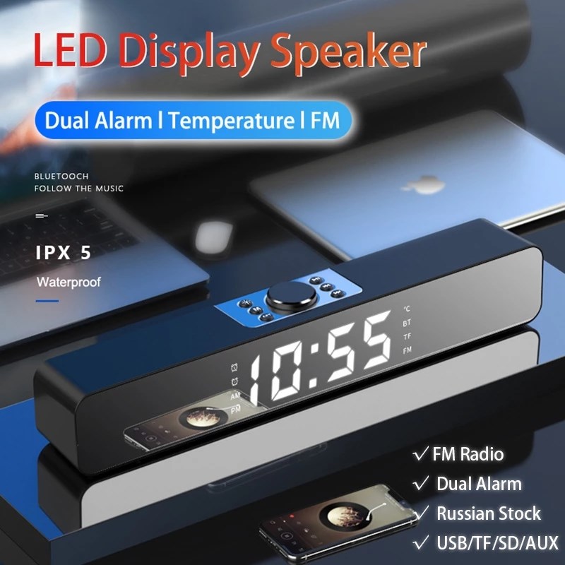 Home Theater LED Soundbar TV Parlantes Bluetooth-compatible