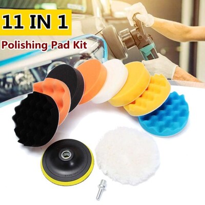11pcs 5inch Car Polishing Pad Set Buffing Sponge Polish Auto