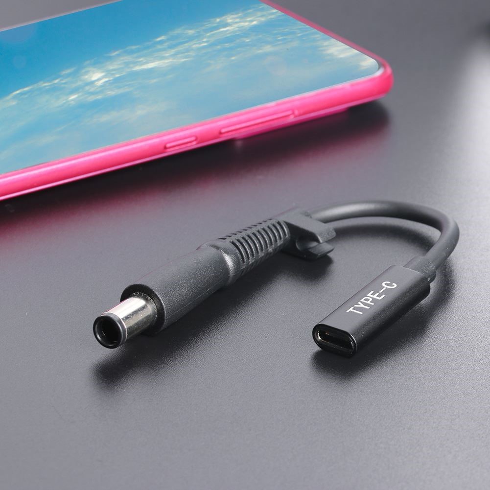 USB Type C Female to 7.4x5.0mm DC Jack Laptop Charger Adapte