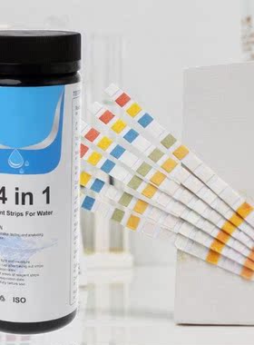 14water tester strips paper residual chlorine ph total alkal