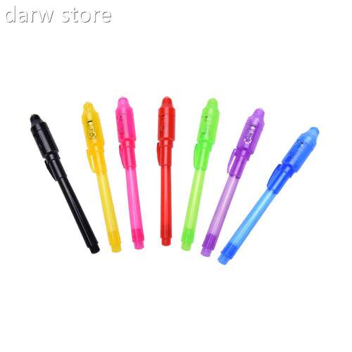 1PC nviIsible Ink Pen 1UV Black Lght Combio 2 in 1i Invsible