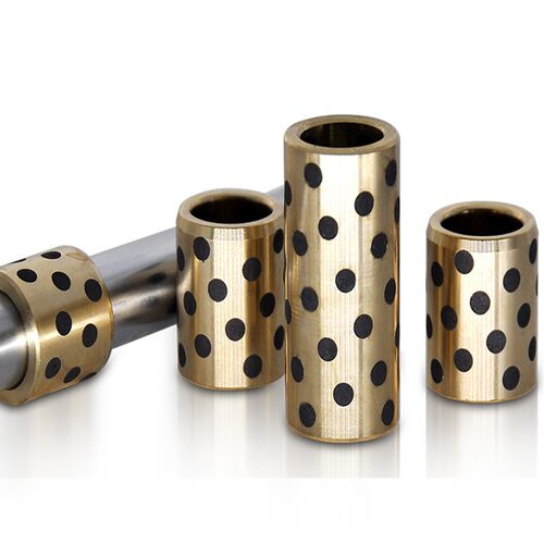 Graphite Lubricating Brass Bearing Bushing Sleeve8*12*8 6*10