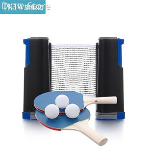 Indoor Telescopic Ping Pong Set Extending Net Table Tennis R