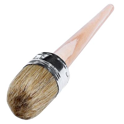 50mm Wooden Handle Round Bristle Chalk Oil Paint Painting Wa