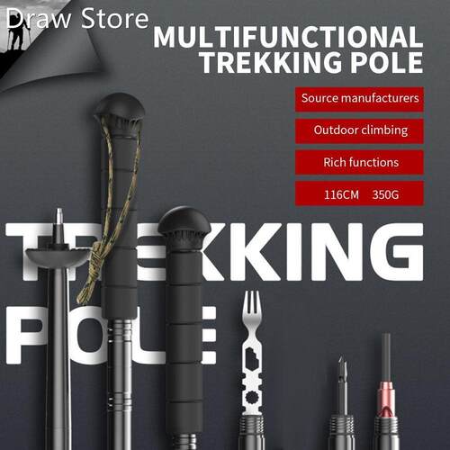 Travel Outdoor Tactical Stick Walking Stick Survival Tool 11