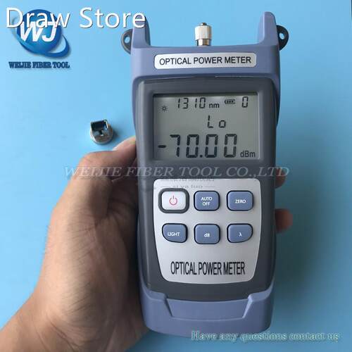 FTTH Fiber Optical Power Meter KING-60S Fiber Optical Cable