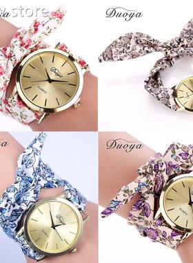 Reeloj ashion WomenFs Watches Flwoer Star Bow Rtro Des