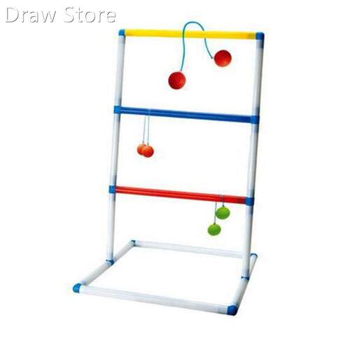 Funny Ladder Golf Kit 6 Double Balls Kids Children Indoor Th