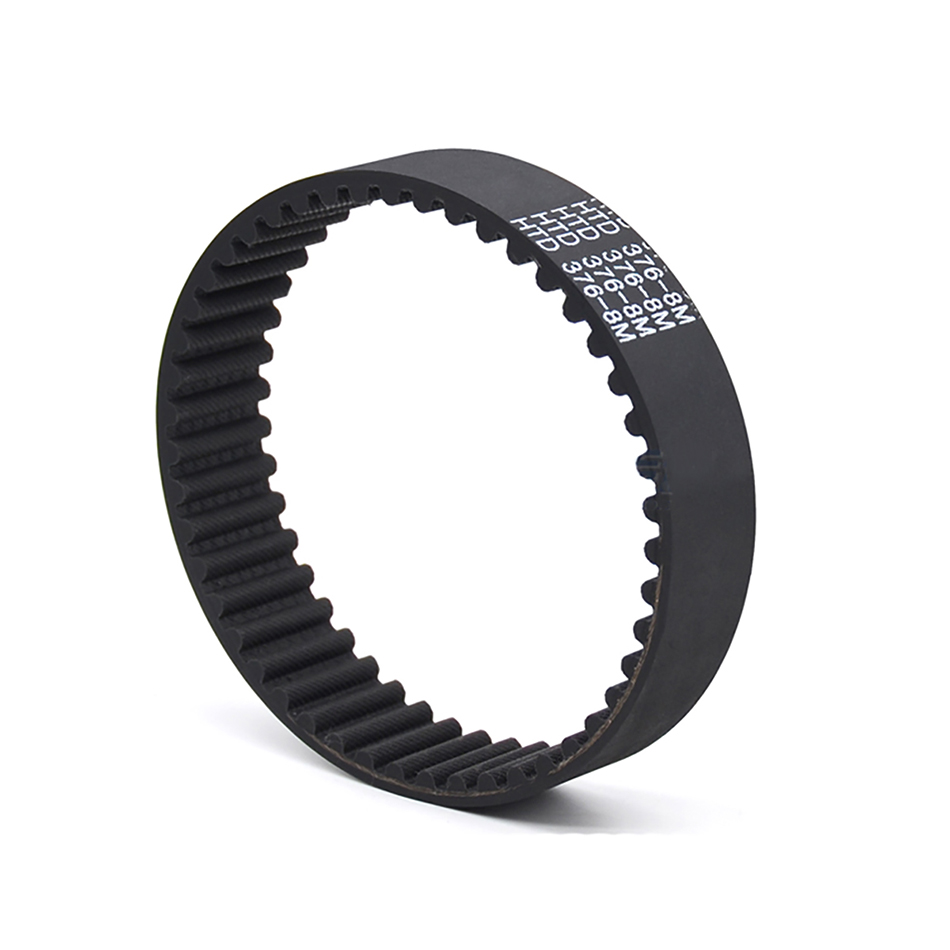 1Pcs HTD 8M-2208 To 8M-2392 Black Rubber Close Loop Timing B