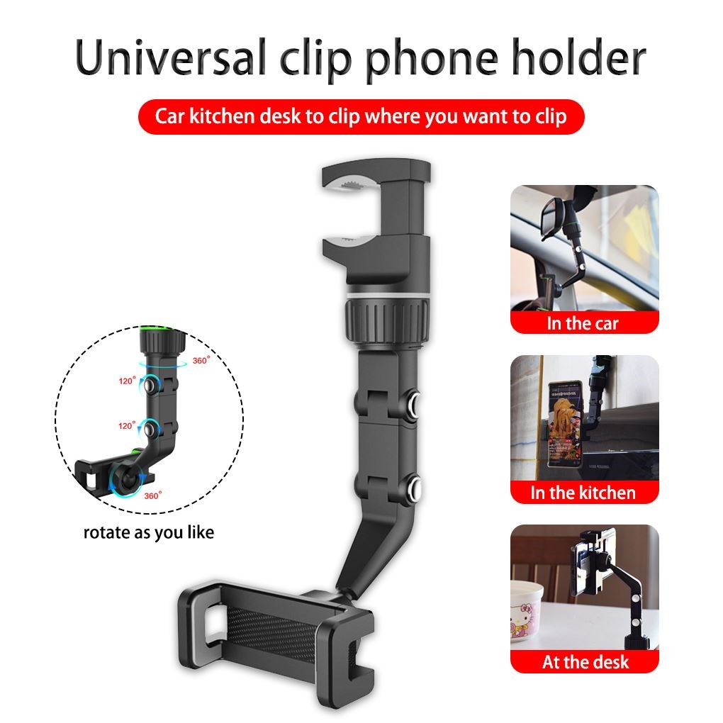 Mobile Phone Overhead Holder Desktop Mount Stand Non-Slip Co