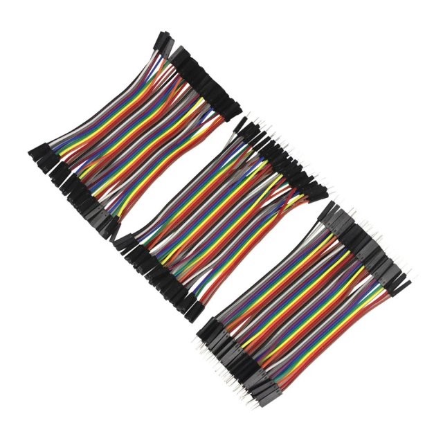 Dupont Line 10CM 40Pin Male to Male + Male to Female and Fem