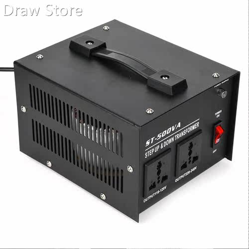 500W Power Converter Voltage Converter with 2Pcs Universal S