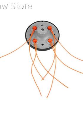 1Pc Universal 4 Lines Bump Speed Feed String Trimmer Head Gr