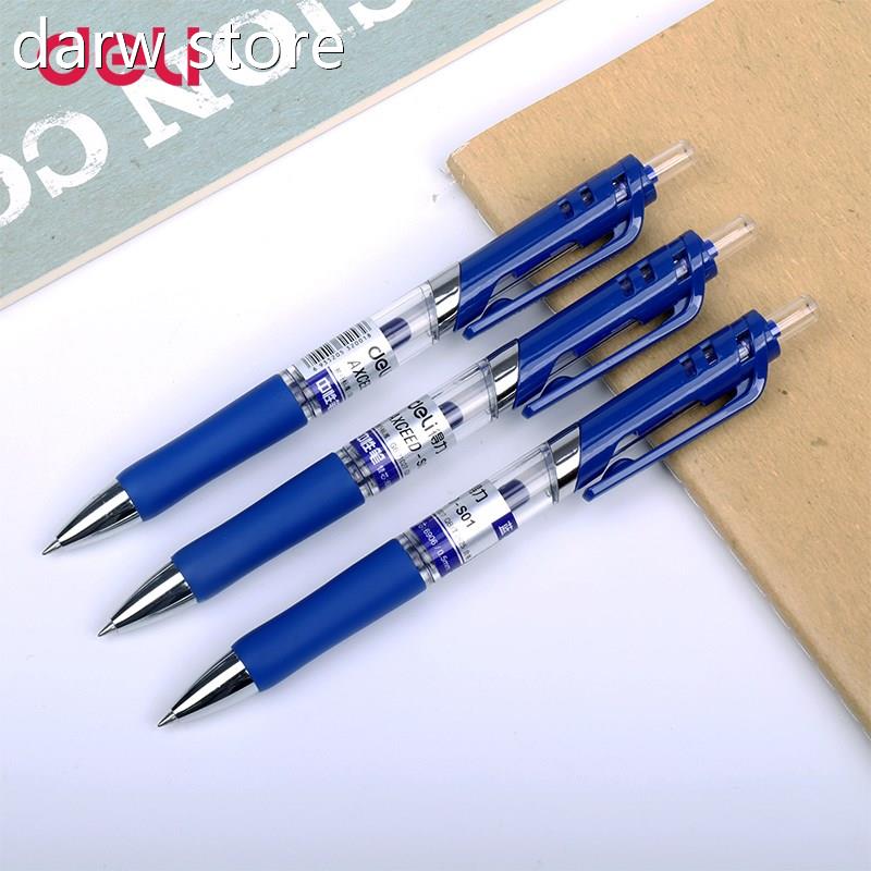 Deli o3 Pcs 0.f5mm colore1d baillpoint gel pen r school wrti