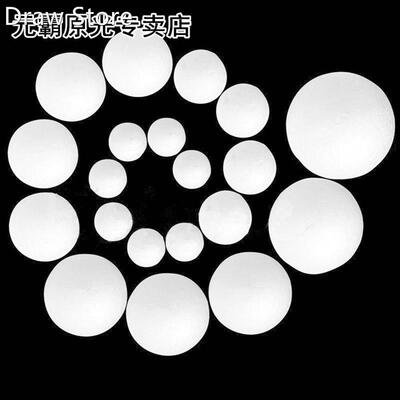 20pcs 20-80mm White Craft Balls Polystyrene Styrofoam Foam D