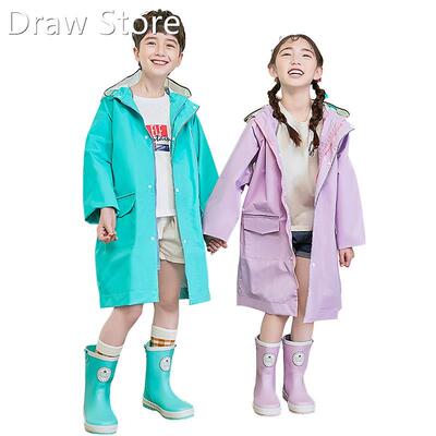 Kids Very Thick Rain Coat Outdoor Waterproof Raincoat Child