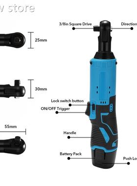 21 V Lithium Battery Recchargealble Eletric W1rench Portabe