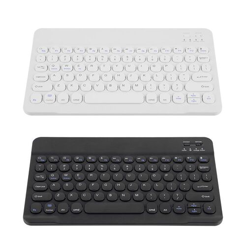 New Phone Tablet Wireless  Keyboard Round Keycaps  Multi Dev
