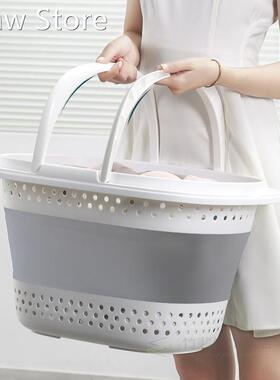 Collapsible Laundry Hamper Basket Clothes Storage Bag Washi