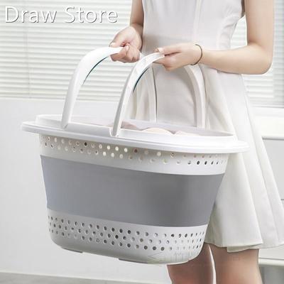 Collapsible Laundry Hamper Basket Clothes Storage Bag Washi