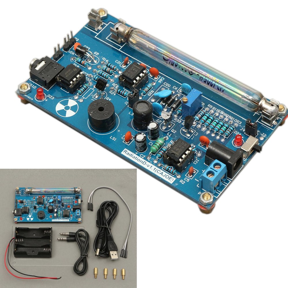 Assembled DIY Geiger Counter Kit Module Nuclear Radiation De