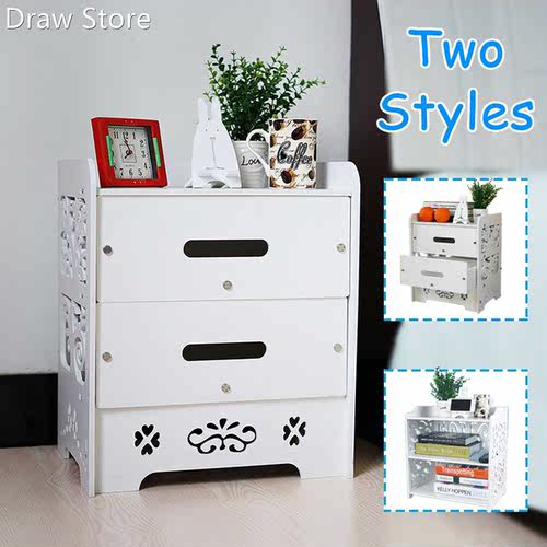 Bedroom Bedside Cabinet Simple Modern with Drawers Assembled