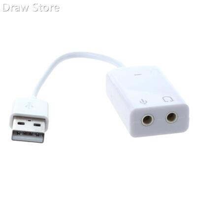 USB 2.0 Virtual 2.Audio effect 7.1 3D Sound Card Adapter