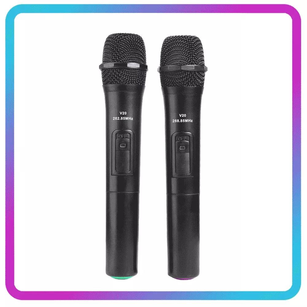 Wireless Microphone Megaphone Handheld Mic with USB Receiver
