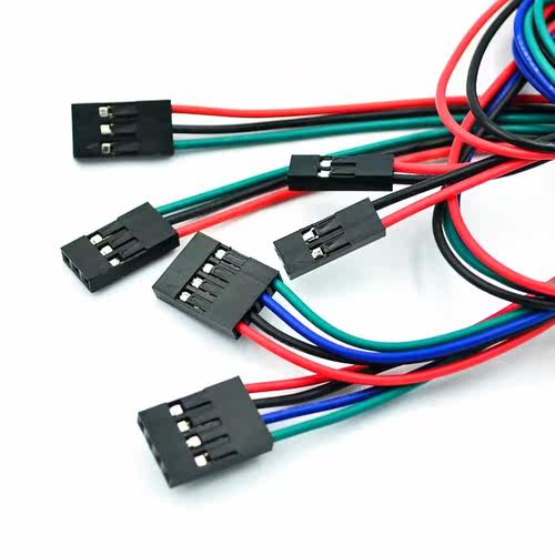 10pcs/lot 70cm 4 Pin Female to Female Jumper Wire Dupont Cab