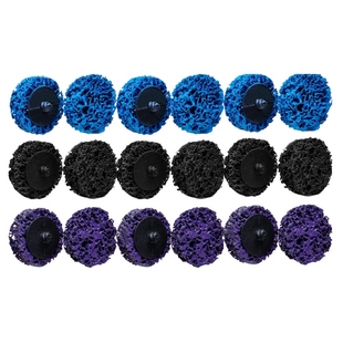 18 PCS 2 Inch Easy Clean Poly Strip Wheel Disc Abrasive Ange