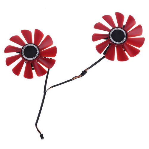 2pcs 85mm RX-570-RS RX-580-RS FD10U12S9-C Fan for XFX RX470