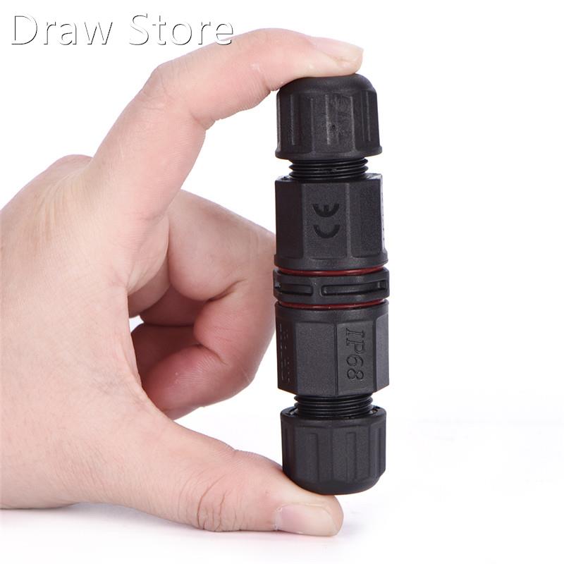 8*2*2cm 1pcs IP67 Waterproof Electrical Cable Wire 2/3 Pin C