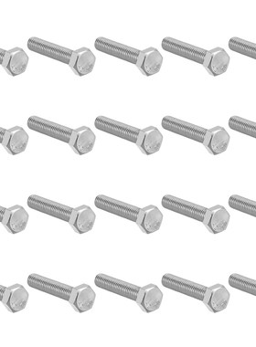 M8 Thread 35mm 304 Stainless Steel Hex  Screws Bolts Fastene
