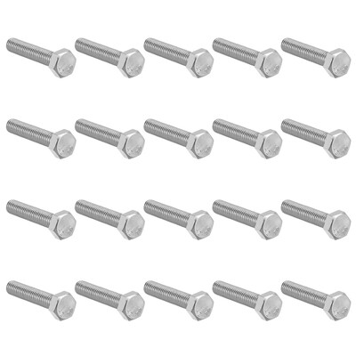 M8 Thread 35mm 304 Stainless Steel Hex  Screws Bolts Fastene