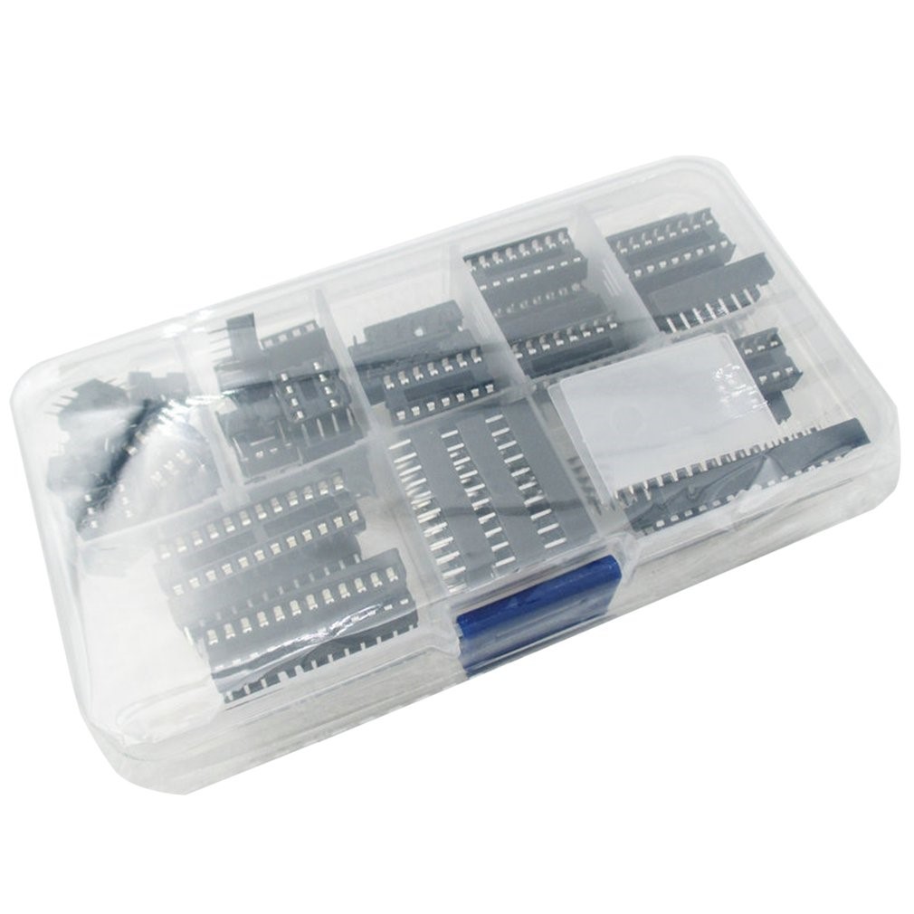 66pcs DIP IC Sockets Solder Type Socket Kit Electronic DIY A