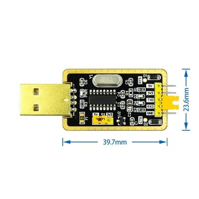 CH340 module instead of PL2303 , CH340G RS232 to TTL module