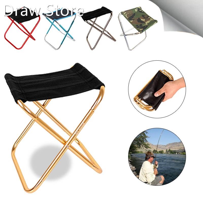 Folding Small Stool Fishing Chair Picnic Camping Chair Folda