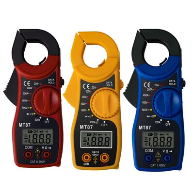 MT87 LCD Digital Clamp Meter Multimeter AC/DC Ammeter Voltme