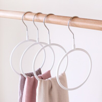 Multifunctional Large Small Plastic-dipped Scarf Rack Metal