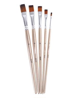 5pcs Paint Brush Set Nylon Hair Professional Artist Watercol